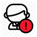 Human Alert Caution Icon