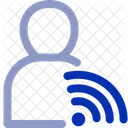 User Wifi Connectivity Signal Icon