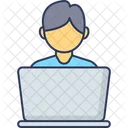 User Working  Icon
