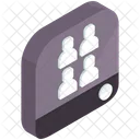 Users App Isometric Icon