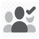 Users Check Group Icon