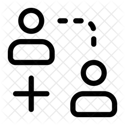 Users Connect Add  Icon