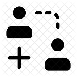 Users Connect Add  Icon