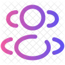 Users Group Two Rounded Group Team Icon