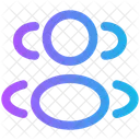 Users Group Two Rounded Group Team Icon