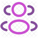 Users Group Two Rounded Icon