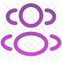 Users Group Two Rounded Icon