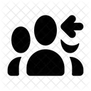 Users Arrow Left Icon