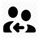 Users Arrow Left Icon