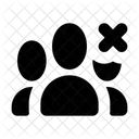 Users Delete Group Icon