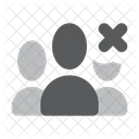 Users Delete Group Icon