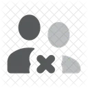 Users Delete Group Icon