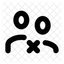 Users Delete Group Icon