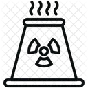 Atomica Planta Energia Ícone