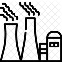 Usina Nuclear Nuclear Avancada Ícone