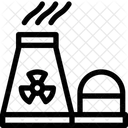 Nuclear Planta Industria Ícone