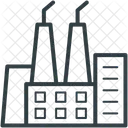 Usine Industrie Cheminee Icône