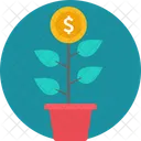 Argent Plante Dollar Icon