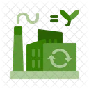 Usine de recyclage  Icône