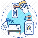 Using disinfectants  Icon