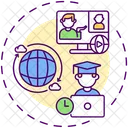 Using online training courses  Icon