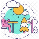 Using outdoor space  Icon