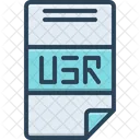 Usr Monogram File Icon