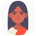 Mujer Avatar Usuario Icono