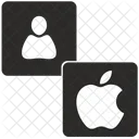 Apple Usuario Ícone