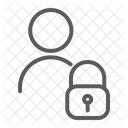 Usuario Desbloqueado Privacidad Icono