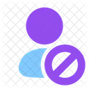 Bloqueado Usuario Bloquear Icono