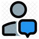 Chat De Usuario Chat Comunicacion Icono