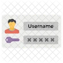 Contrasena De Usuario Cuadro De Inicio De Sesion Contrasena De Nombre De Usuario Icono