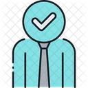 Usuario Correcto Perfil Verificado Persona Verificada Icon