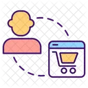 Usuario De Comercio Electronico Comercio Electronico Mercado Icon