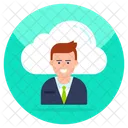 Usuario de la nube  Icono