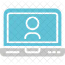 Usuário de laptop  Ícone