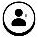 Circulo De Exclamacao Do Usuario Icon