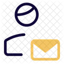 E Mail De Usuario E Mail De Perfil Perfil Masculino Ícone
