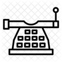 Usuario De Maquina De Escribir Icono