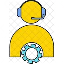 Usuario Pidiendo Ayuda Llamando Llamando Icono