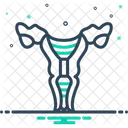Uterus Fetus Medical Icon