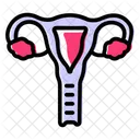 Uterus Ovary Reproductive System Icon