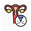 Uterus Medical Laser Icon
