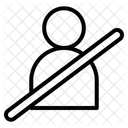 Utilisateur Bloque Icône