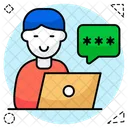 Chat Utilisateur Message Utilisateur Conversation Utilisateur Icône