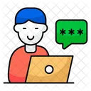 Chat Utilisateur Message Utilisateur Conversation Utilisateur Icône