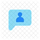 Icone De Communication Chat Discussion Icône