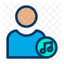 Utilisateur de musique  Icône