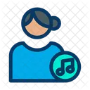 Utilisateur de musique  Icône
